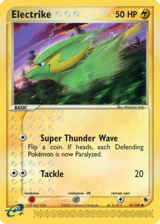 Electrike 053/109 - Ruby and Sapphire Reverse Holofoil - Common