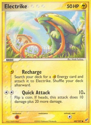 Electrike 060/107 - Deoxys Reverse Holofoil - Common