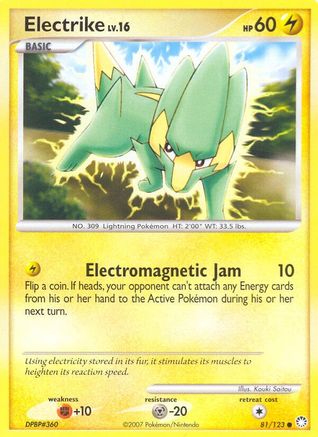 Electrike (81/123) - Mysterious Treasures  - Common