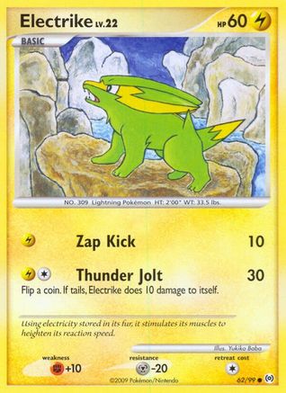 Electrike (62)  - Arceus Reverse Holofoil