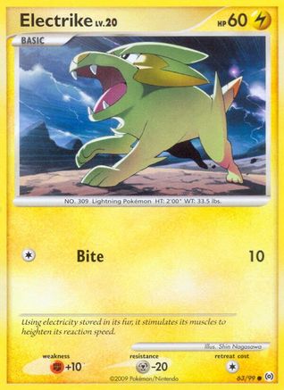 Electrike (63)  - Arceus Reverse Holofoil