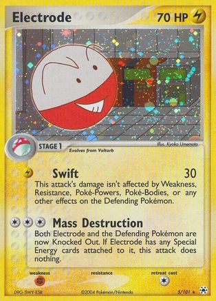 Electrode 5/101 - Hidden Legends Holofoil