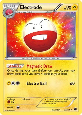 Electrode 033 - Plasma Freeze Reverse Holofoil - Holo Rare