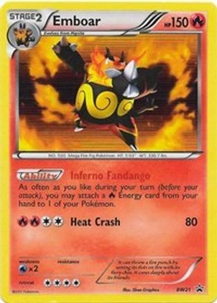 Emboar BW21/101 - BW Black Star Promos Holofoil