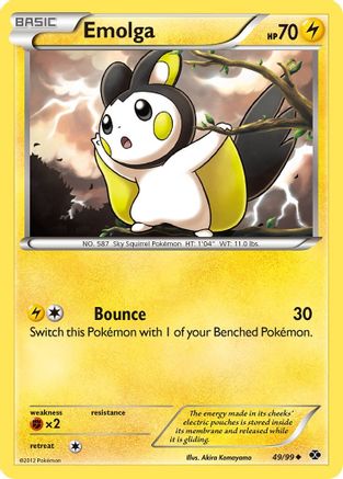 Emolga 049/99 - Next Destinies Normal - Uncommon