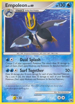 Empoleon (17/100) - Majestic Dawn Reverse Holofoil - Rare