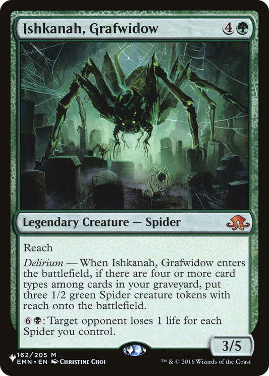 Ishkanah, Grafwidow (LIST-EMN-162) - The List