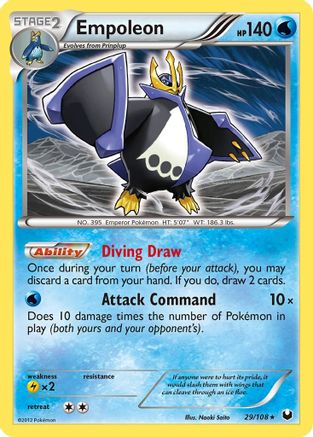 Empoleon 029 - Dark Explorers Holofoil - Holo Rare