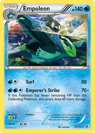 Empoleon 035/113 - Legendary Treasures Normal - Rare