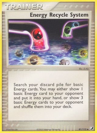 Energy Recycle System - 081/115 - Unseen Forces Reverse Holofoil