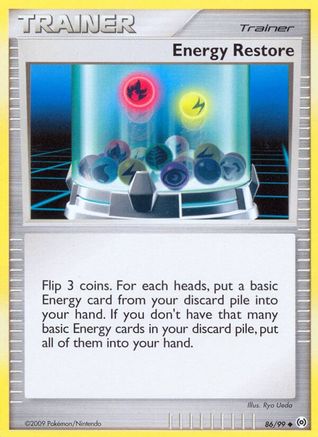 Energy Restore 86/99 - Arceus Reverse Holofoil