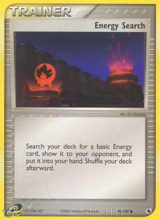 Energy Search 090/109 - Ruby and Sapphire Reverse Holofoil - Common