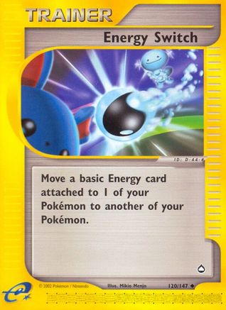 Energy Switch 120 - Aquapolis Reverse Holofoil - Uncommon