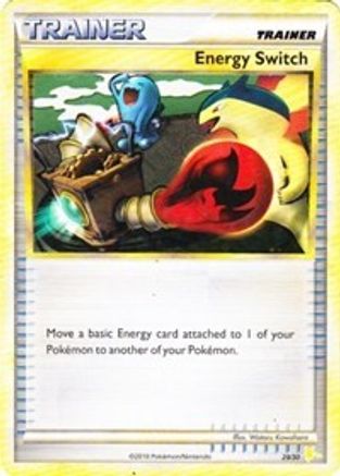 Energy Switch (Raichu) 29 - HGSS Trainer Kit Gyarados & Raichu