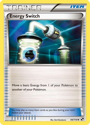 Energy Switch 094/114 - Black and White Normal - Uncommon