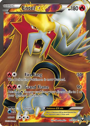 Entei EX (103 Full Art) 103 - Dark Explorers Holofoil - Ultra Rare