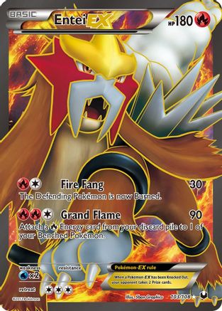 Entei EX (103 Full Art)  - Dark Explorers Holofoil