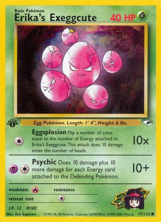 Erika's Exeggcute 077/132 - Gym Heroes  - Common