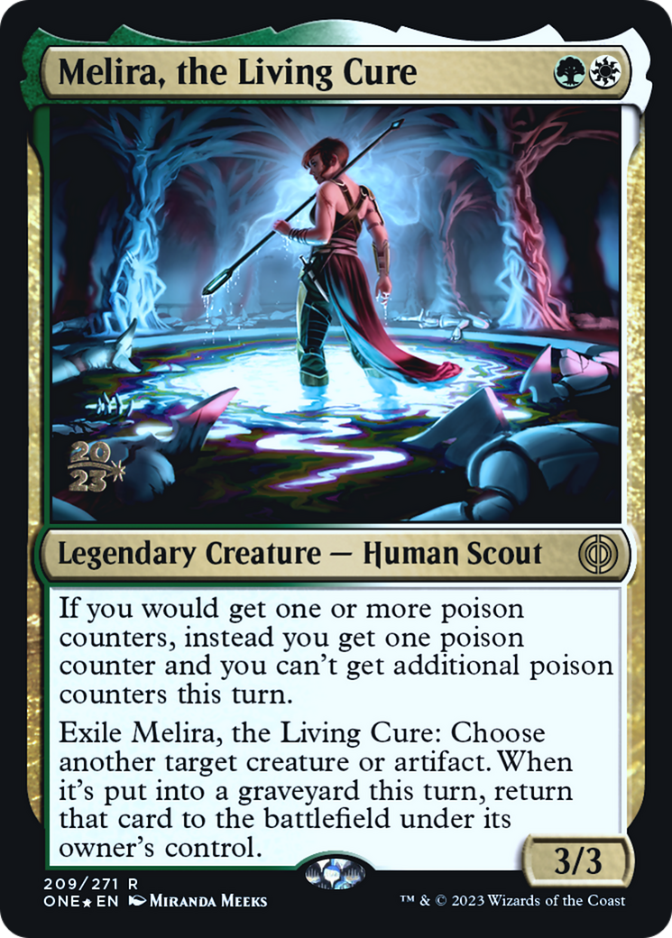 Melira, the Living Cure (PONE-209S) - Phyrexia: All Will Be One Promos Foil