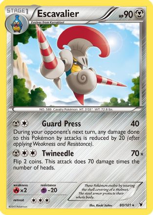 Escavalier - 080/101 - Noble Victories Reverse Holofoil