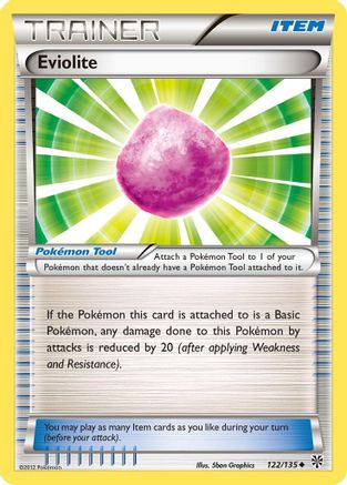 Eviolite 122 - Plasma Storm Reverse Holofoil - Uncommon
