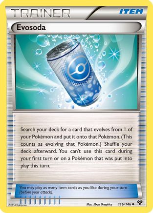 Evosoda 116/146 - XY Base Set Reverse Holofoil - Uncommon