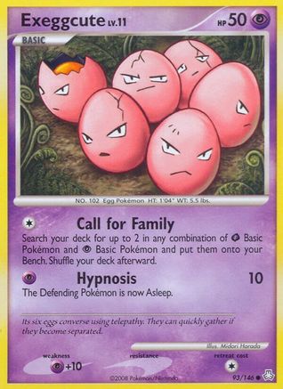 Exeggcute (93/146) - Legends Awakened Reverse Holofoil - Common