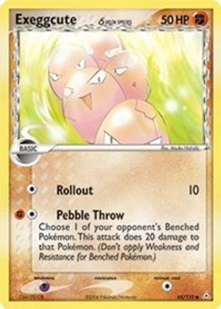 Exeggcute δ 65/110 - Holon Phantoms Reverse Holofoil