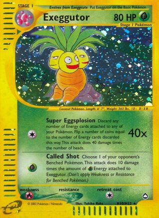 Exeggutor H10/147 - Aquapolis Holofoil