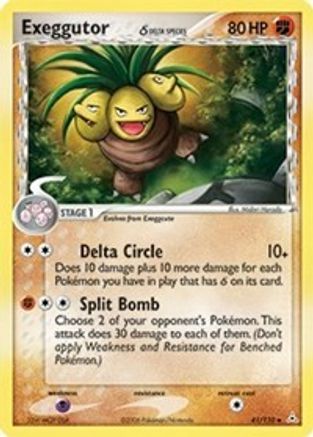 Exeggutor δ 41/110 - Holon Phantoms Reverse Holofoil