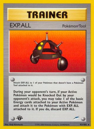 EXP.ALL 093/105 - Neo Destiny 1st Edition - Rare