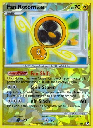 Fan Rotom - RT1/111 - Rising Rivals Reverse Holofoil