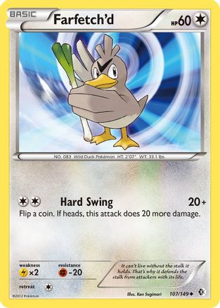 Farfetch'd - 107/149 - Boundaries Crossed Reverse Holofoil
