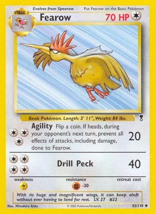 Fearow 042/110 - Legendary Collection Reverse Holofoil - Uncommon