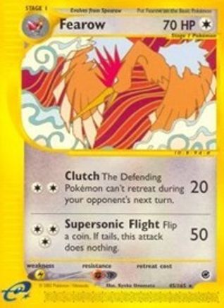 Fearow (45) 045 - Expedition Reverse Holofoil - Rare