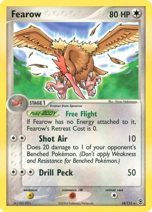 Fearow - 024/112 - FireRed & LeafGreen Reverse Holofoil