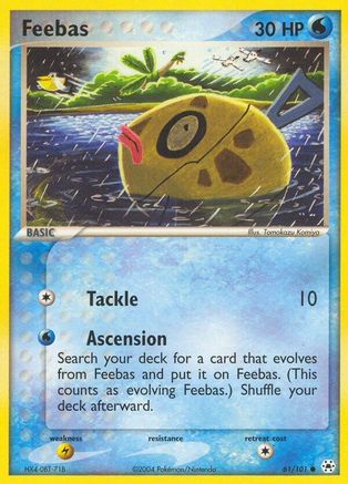 Feebas 61/101 - Hidden Legends Reverse Holofoil