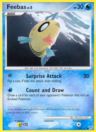 Feebas 104/147 - Supreme Victors Reverse Holofoil