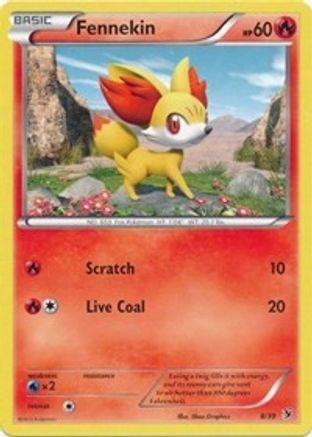 Fennekin 8/39 - Kalos Starter Set