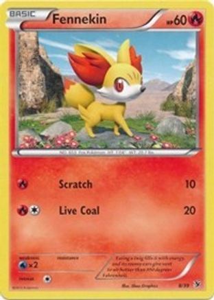 Fennekin - 008/39 - Kalos Starter Set Holofoil