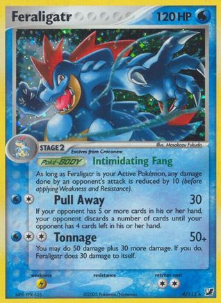 Feraligatr - 004/115 - Unseen Forces Reverse Holofoil