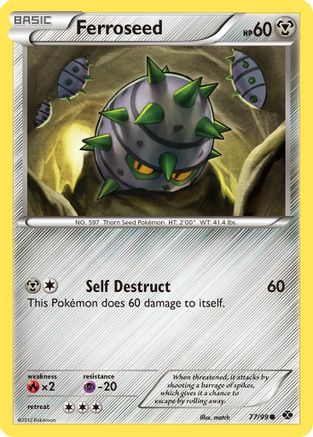 Ferroseed 077 - Next Destinies Reverse Holofoil - Common