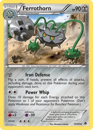 Ferrothorn 73/98 - Emerging Powers Reverse Holofoil