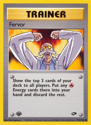 Fervor 124/132 - Gym Challenge 1st Edition - Common