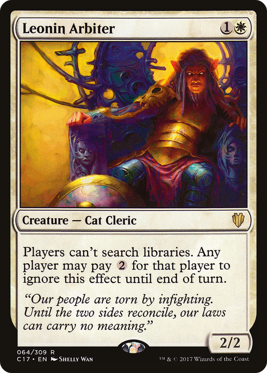 Leonin Arbiter (C17-064) - Commander 2017