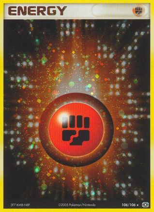 Fighting Energy 106/106 - Emerald Holofoil - Holo Rare