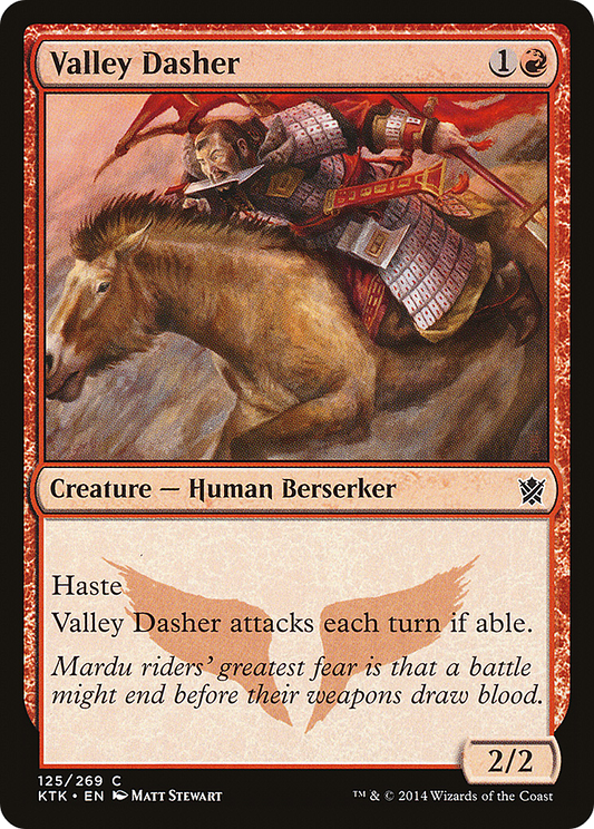 Valley Dasher (KTK-125) - Khans of Tarkir Foil