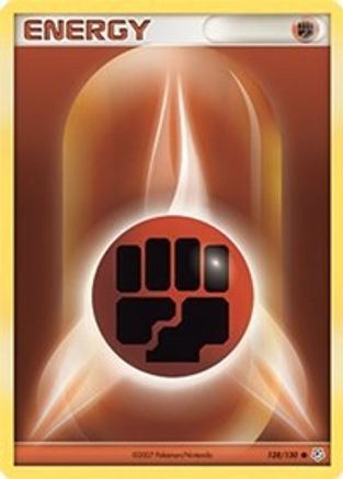 Fighting Energy 128/130 - Diamond and Pearl Reverse Holofoil - Common