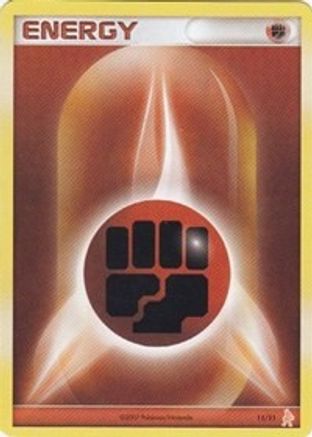 Fighting Energy (Lucario) 011 - DP Trainer Kit Manaphy & Lucario Normal - Common