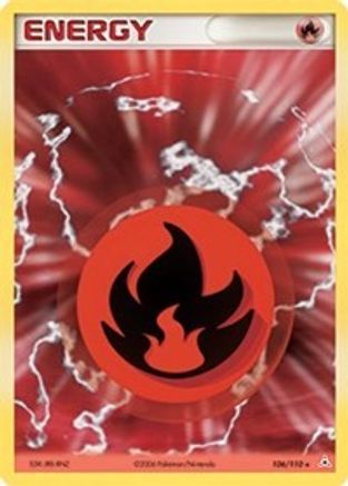 Fire Energy 106/110 - Holon Phantoms Holofoil